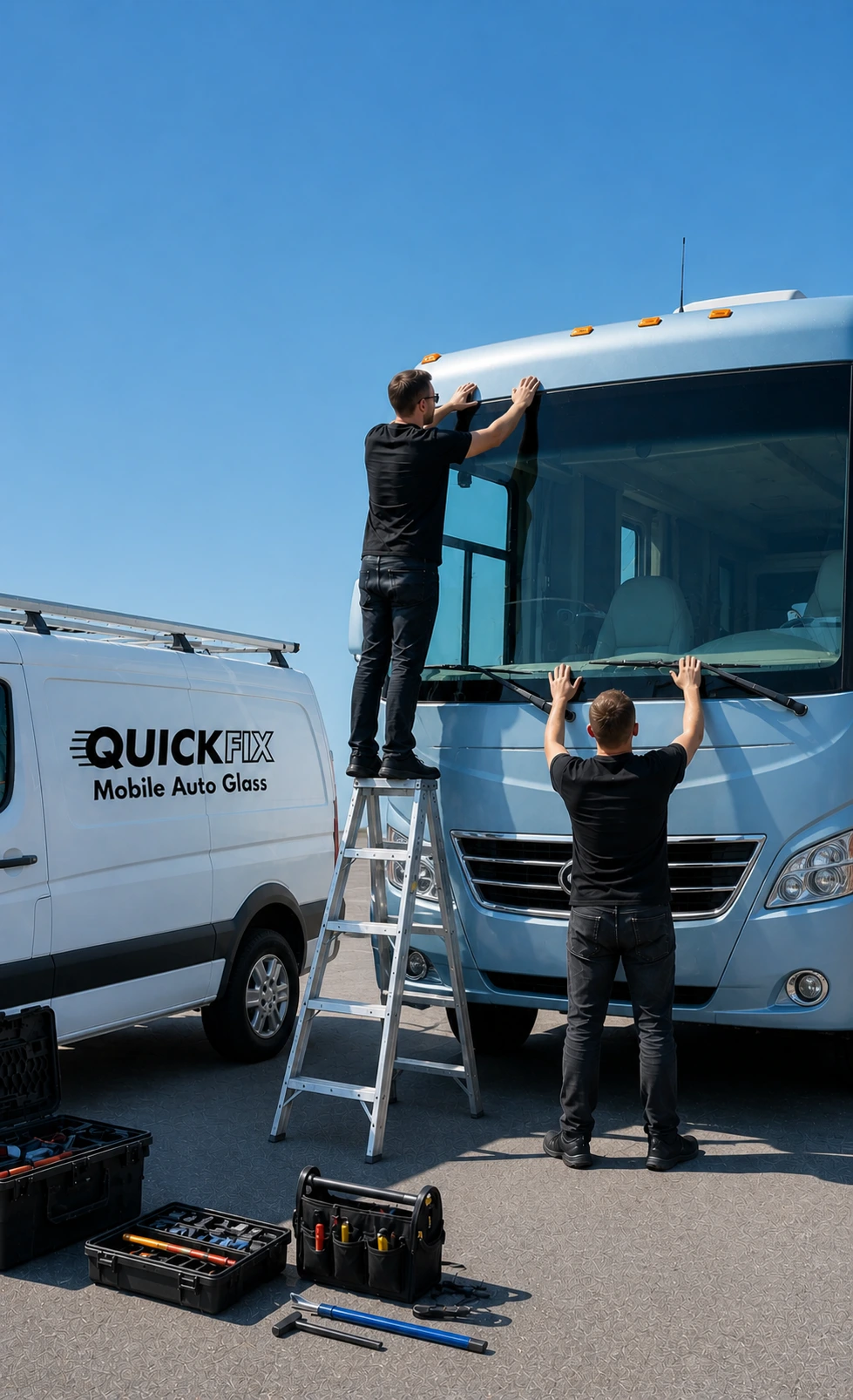 Commercial Auto Glass Repair - Quick Fix Mobile Auto Glass